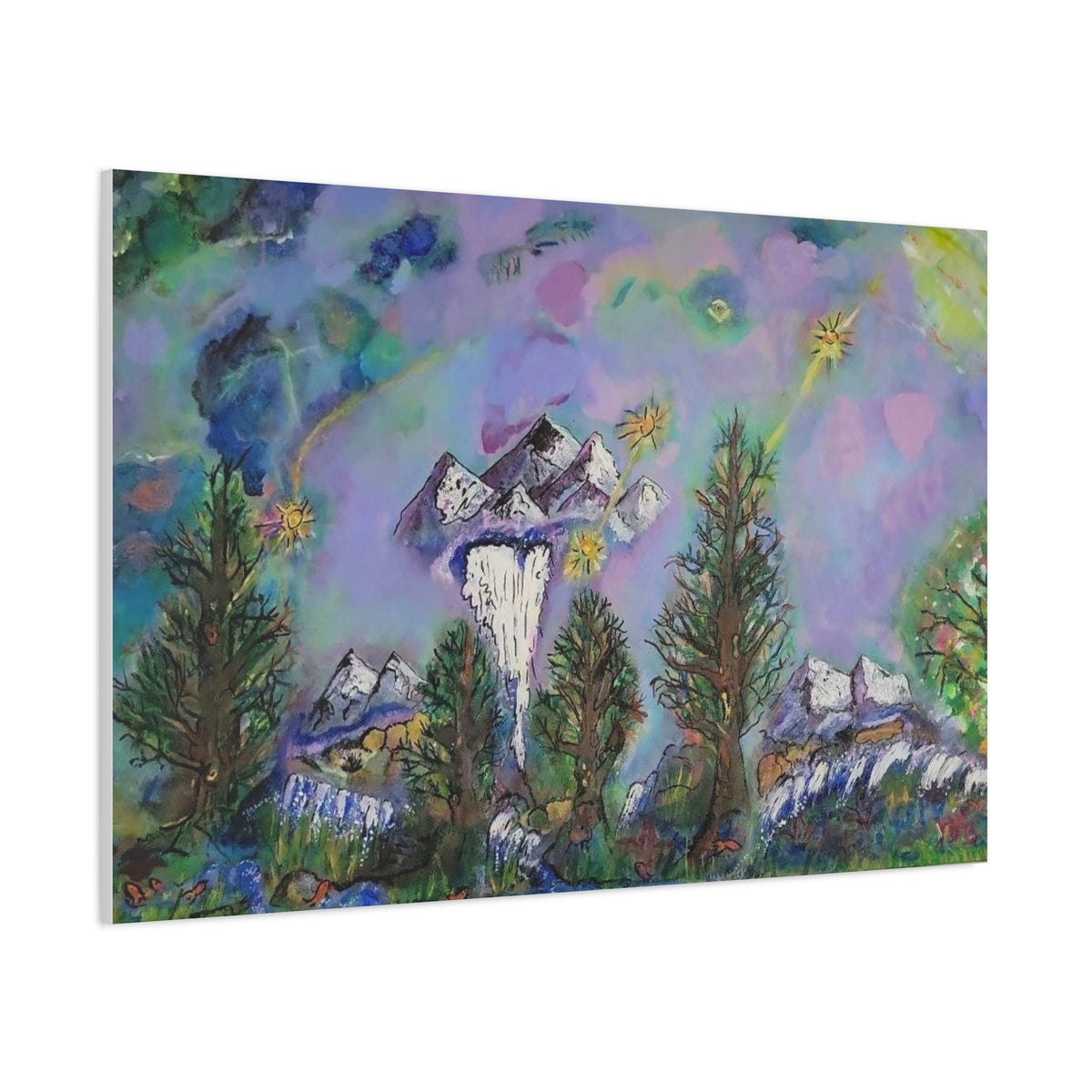 Love Passes on- Matte Canvas Print — Whimsical Nature Wall Art