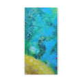 Sunshine- Matte Canvas Print — Blue & Turquoise Stretched Wall Art