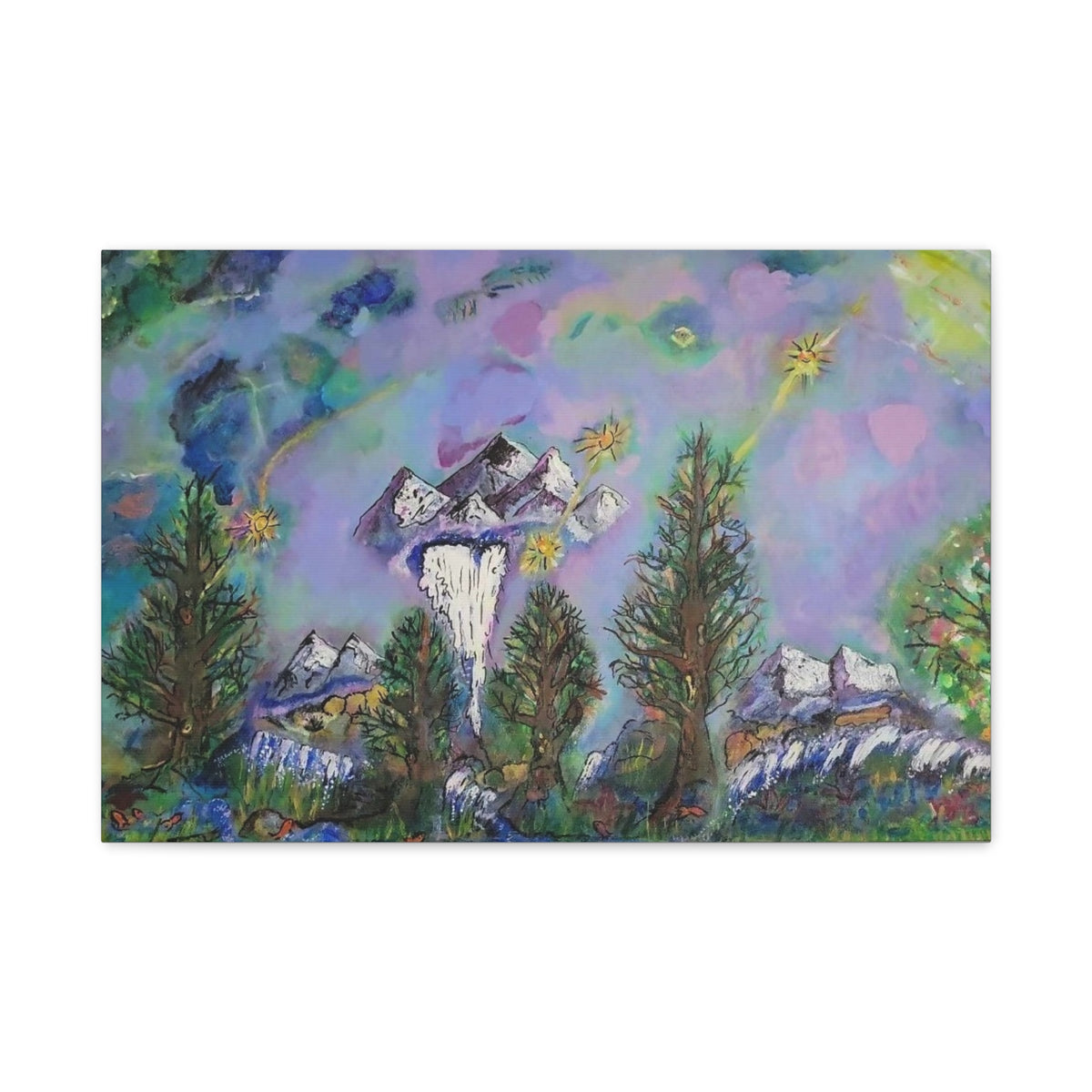 Love Passes on- Matte Canvas Print — Whimsical Nature Wall Art