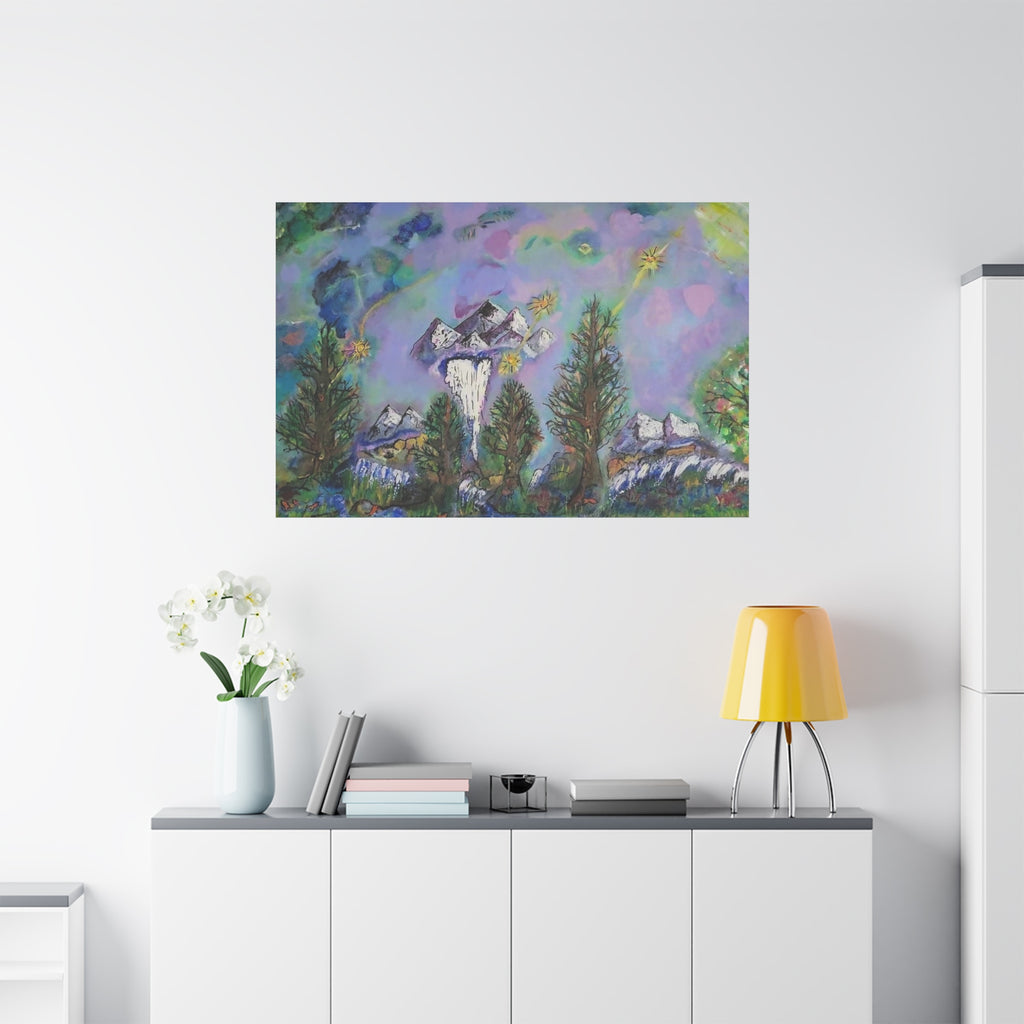 Love Passes on- Matte Canvas Print — Whimsical Nature Wall Art