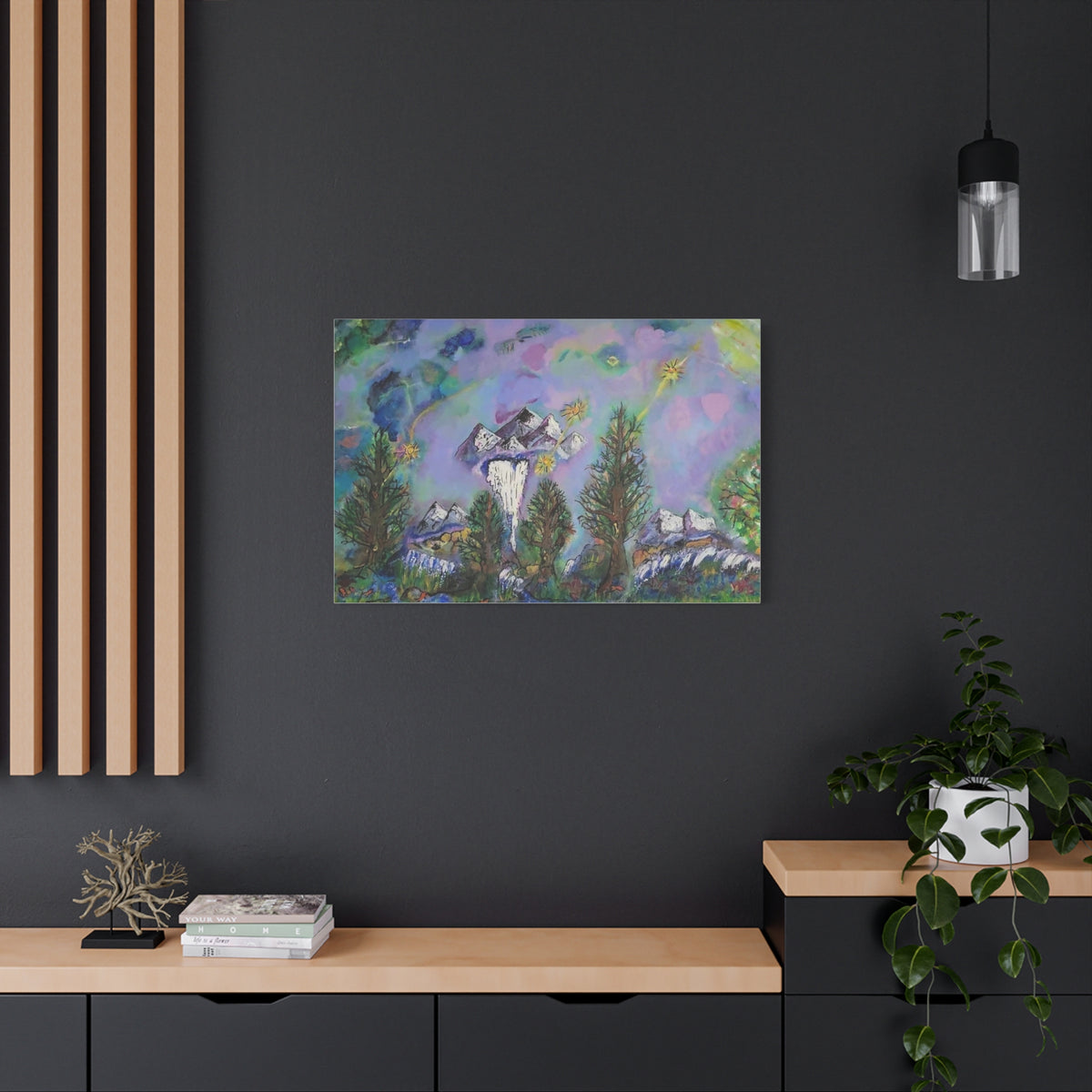 Love Passes on- Matte Canvas Print — Whimsical Nature Wall Art