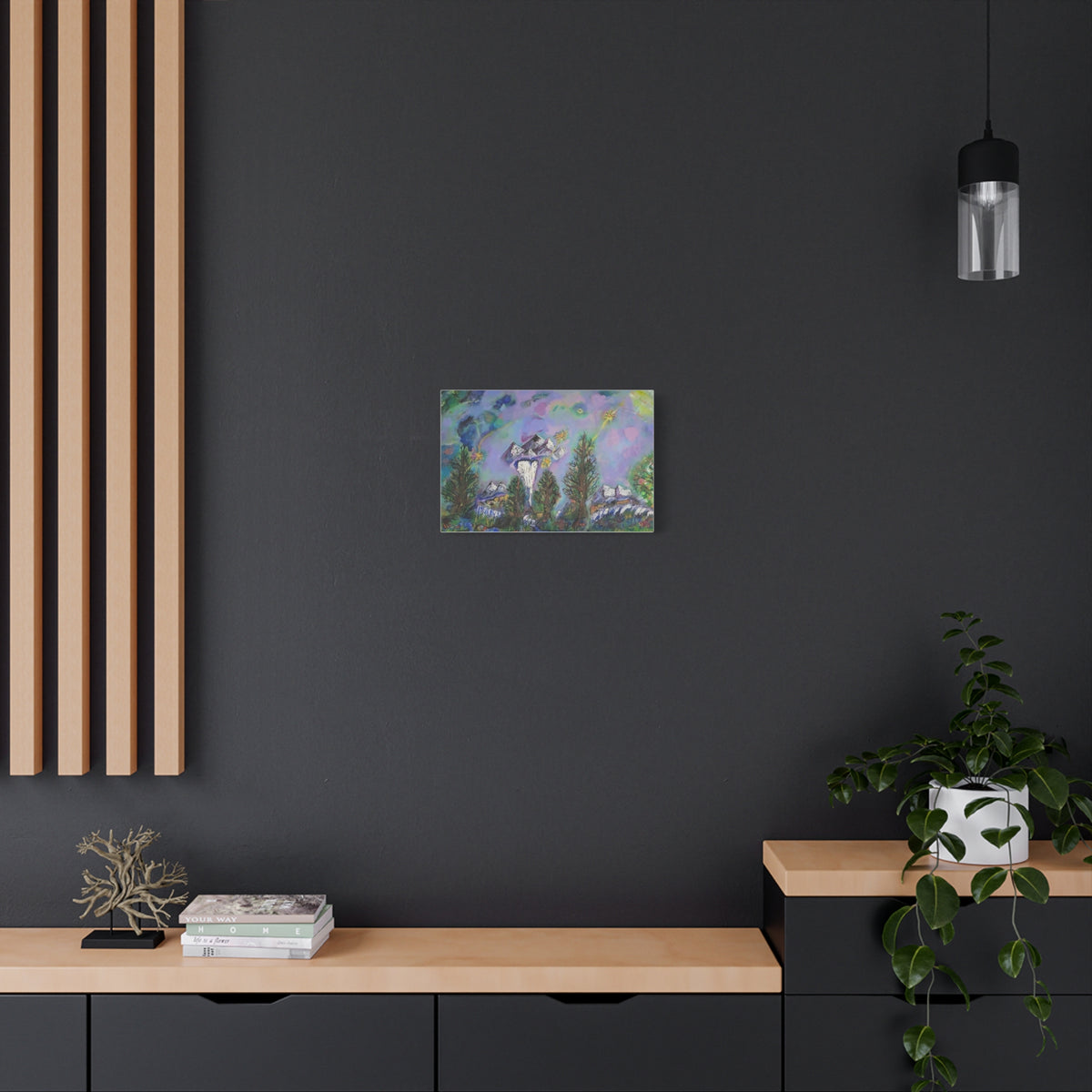 Love Passes on- Matte Canvas Print — Whimsical Nature Wall Art