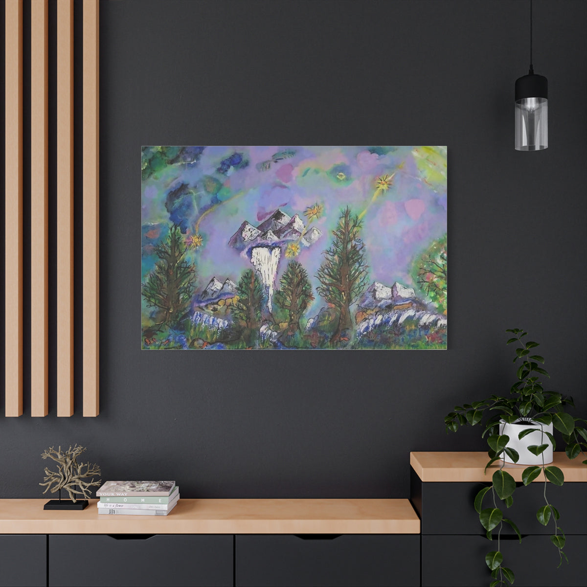 Love Passes on- Matte Canvas Print — Whimsical Nature Wall Art