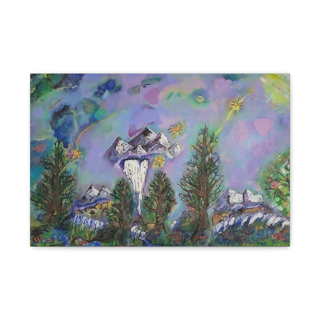 Love Passes on- Matte Canvas Print — Whimsical Nature Wall Art