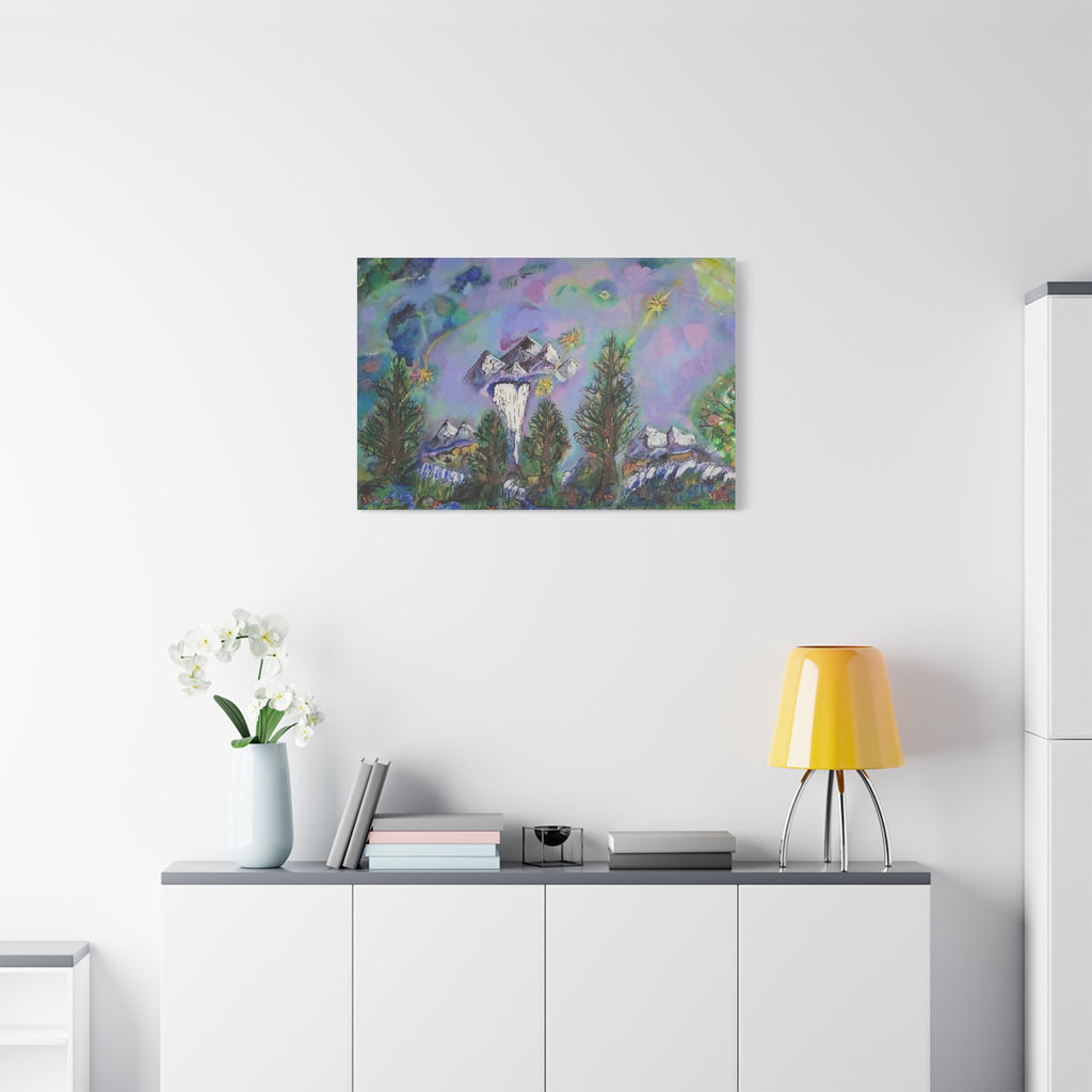 Love Passes on- Matte Canvas Print — Whimsical Nature Wall Art